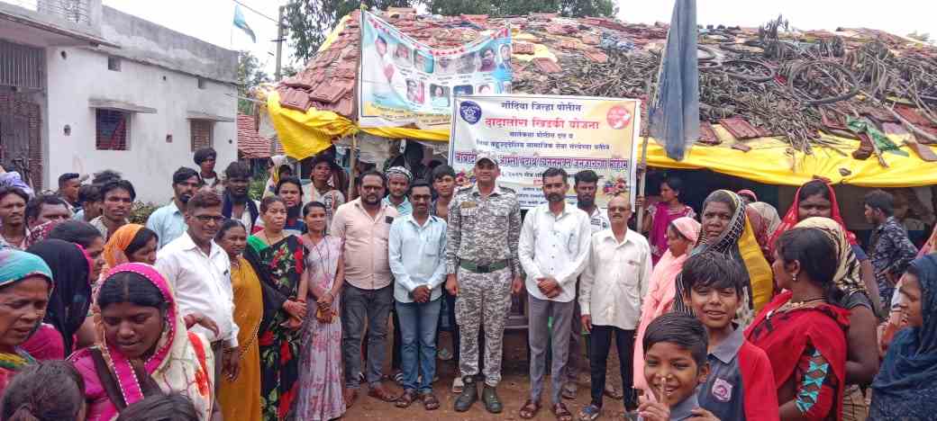 बाबाटोली येथे अमली पदार्थ व्यसनमुक्त जनजागरण मोहीम